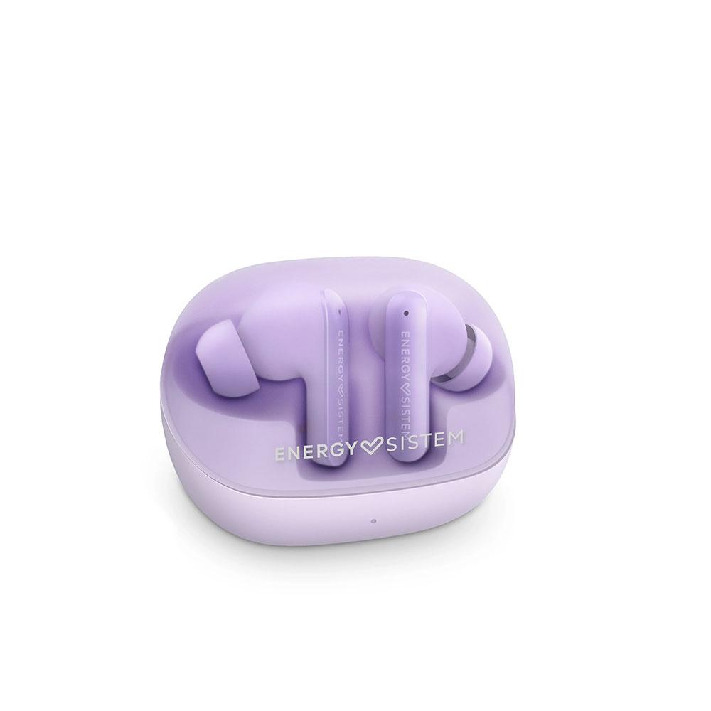 Auriculares Inalambricos Bluetooth Energy Sistem Serenity ANC / Cancelacion de ruido 30 dB / Bt 5.4 / 25h Autonomia / IPX4 / Morado / 459186 - Imagen 2