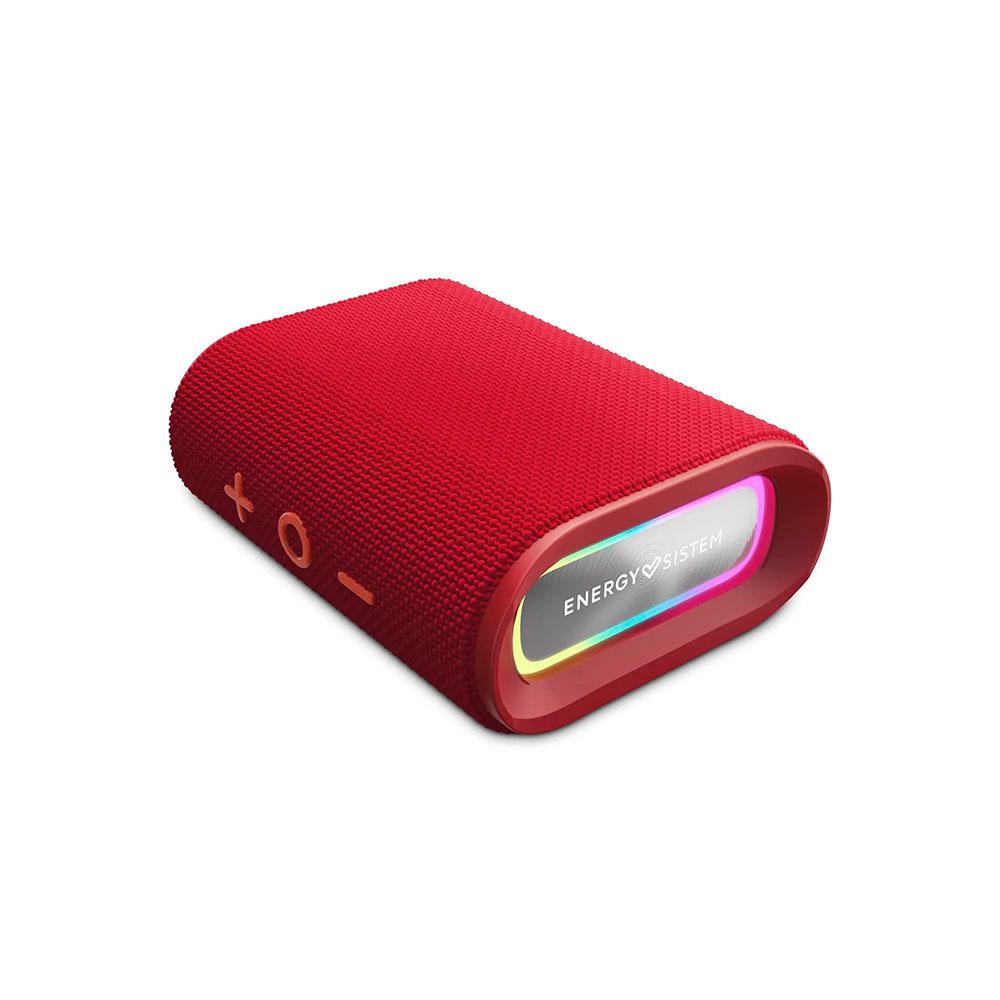 Altavoces Bluetooth Energy Sistem Streetplay / IPX6 / 12h de Autonomia / Lector Micro SD / Luces LED / Manos Libres / Rojo / 459247 - Imagen 2