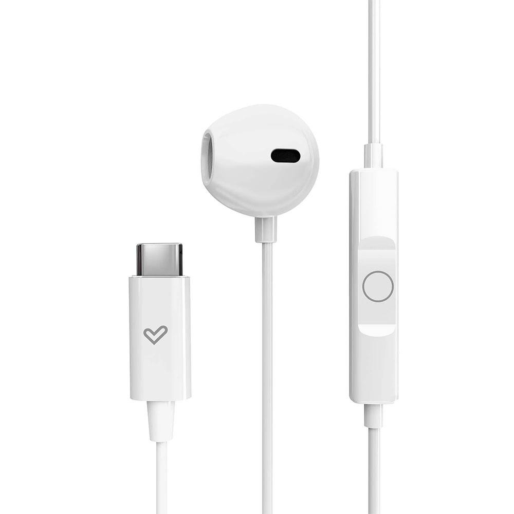 Auriculares Energy Sistem EasyPods / Conector Type-C / Cable 1.2 / Microfono Integrado / Control de Volumen / Blanco / 459278 - Imagen 5
