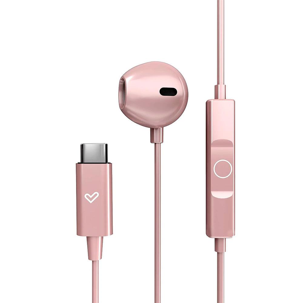 Auriculares Energy Sistem EasyPods / Conector Type-C / Cable 1.2 / Microfono Integrado / Control de Volumen / Rosa / 459285 - Imagen 5