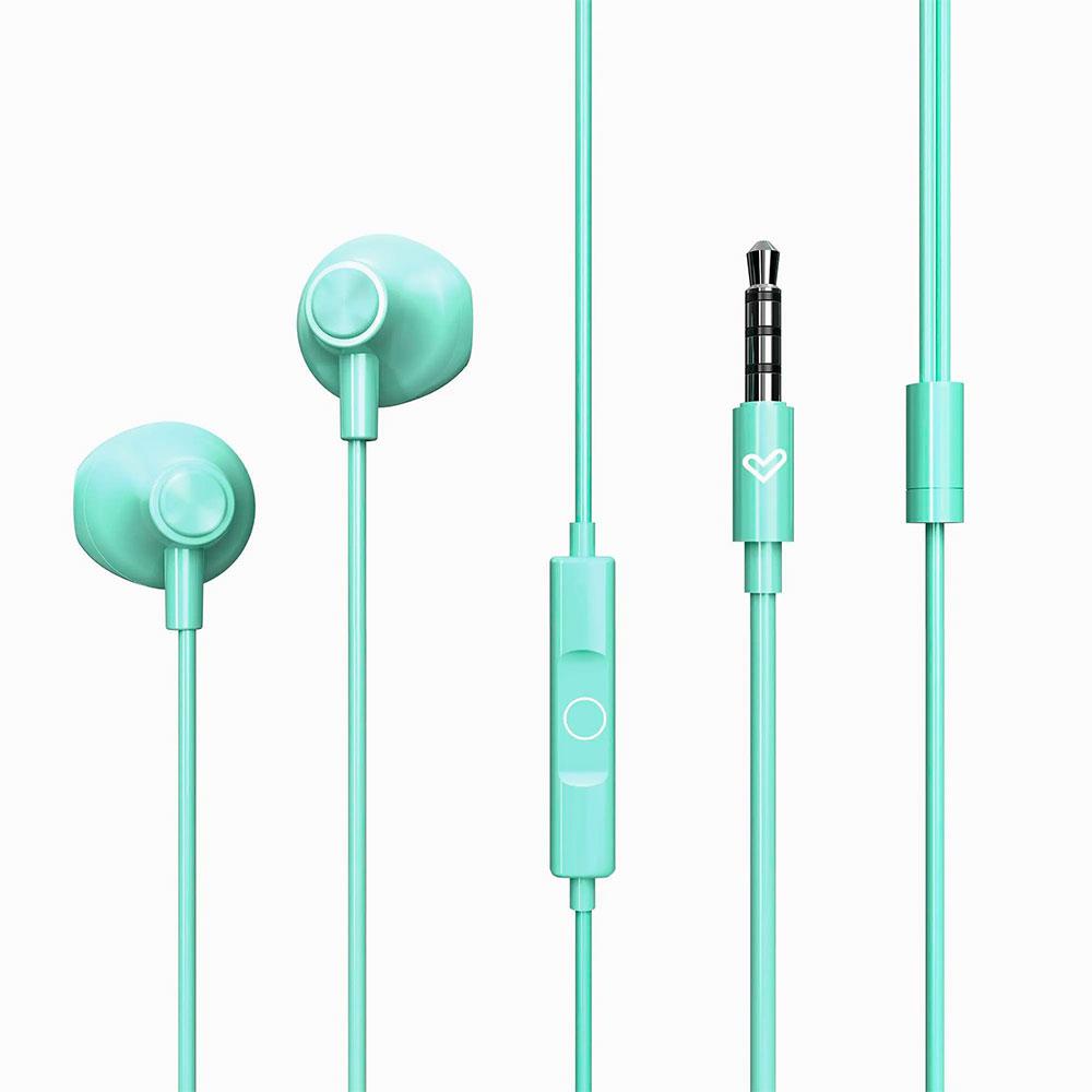 Auriculares Energy Sistem EasyPods / Conector Jack 3.5 / Cable 1.2 / Microfono Integrado / Control de Volumen / Verde / 459315 - Imagen 3
