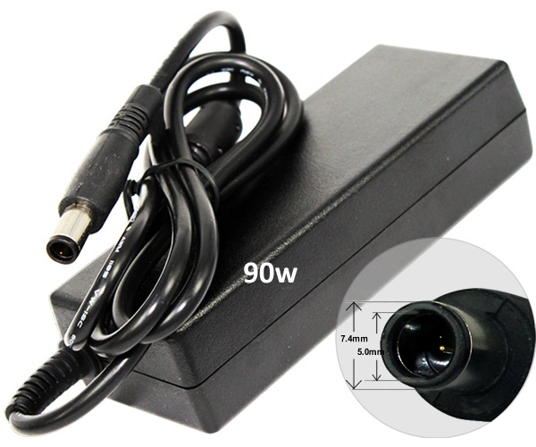 Cargador compatible para portátil HP / Compaq 90W 18.5V 4.9A 7.4 mm x 5.0 mm / 4975