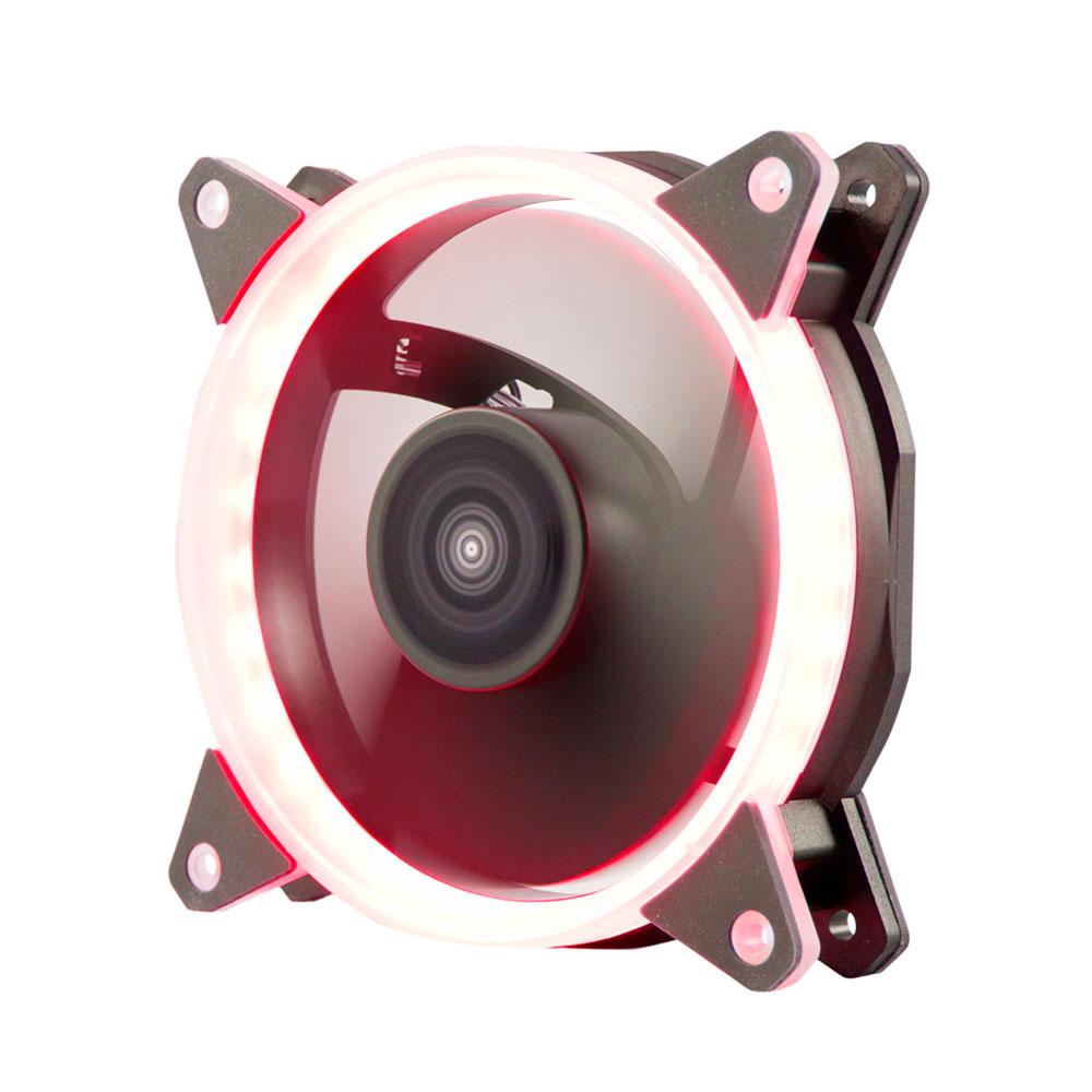 Ventilador interno Unykach Candy 120mm / 20 Led Rojo / 7 Aspas / 1400Rpm / UNYKA51796