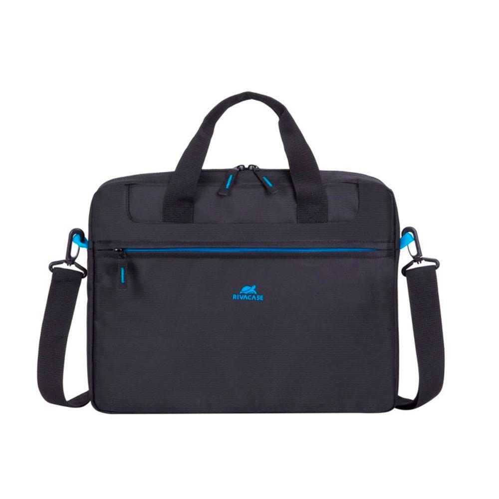 Maletin portatil Rivacase 8027 Black Regent II / hasta 14 / Compartimento principal acolchado / 24449"