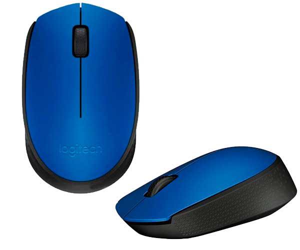 Raton óptico inalámbrico Logitech M171 Azul 910-004640