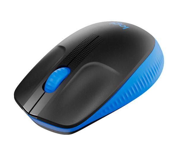 Raton óptico inalámbrico Logitech M190 Azul / Tamaño normal 910-005907 - Imagen 4