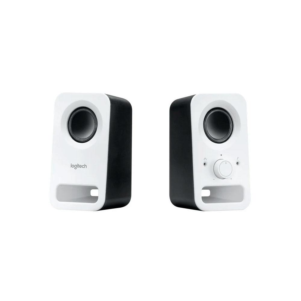 Altavoces 2.0 Logitech Z150 / 6w / Blanco / Toma de auriculares / 980-000815 - Imagen 2