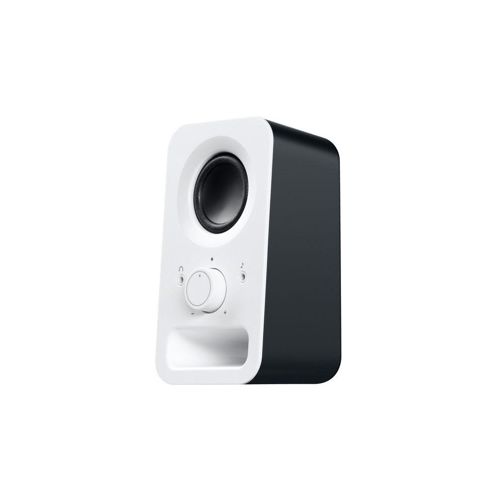 Altavoces 2.0 Logitech Z150 / 6w / Blanco / Toma de auriculares / 980-000815 - Imagen 3