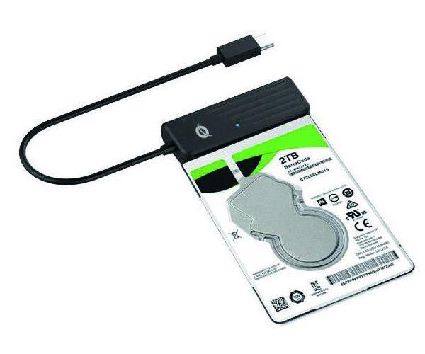 Cable adaptador Type-C 3.2 a Sata / SSd - Hdd 2.5 / Conceptronic ABBY02B - Imagen 2
