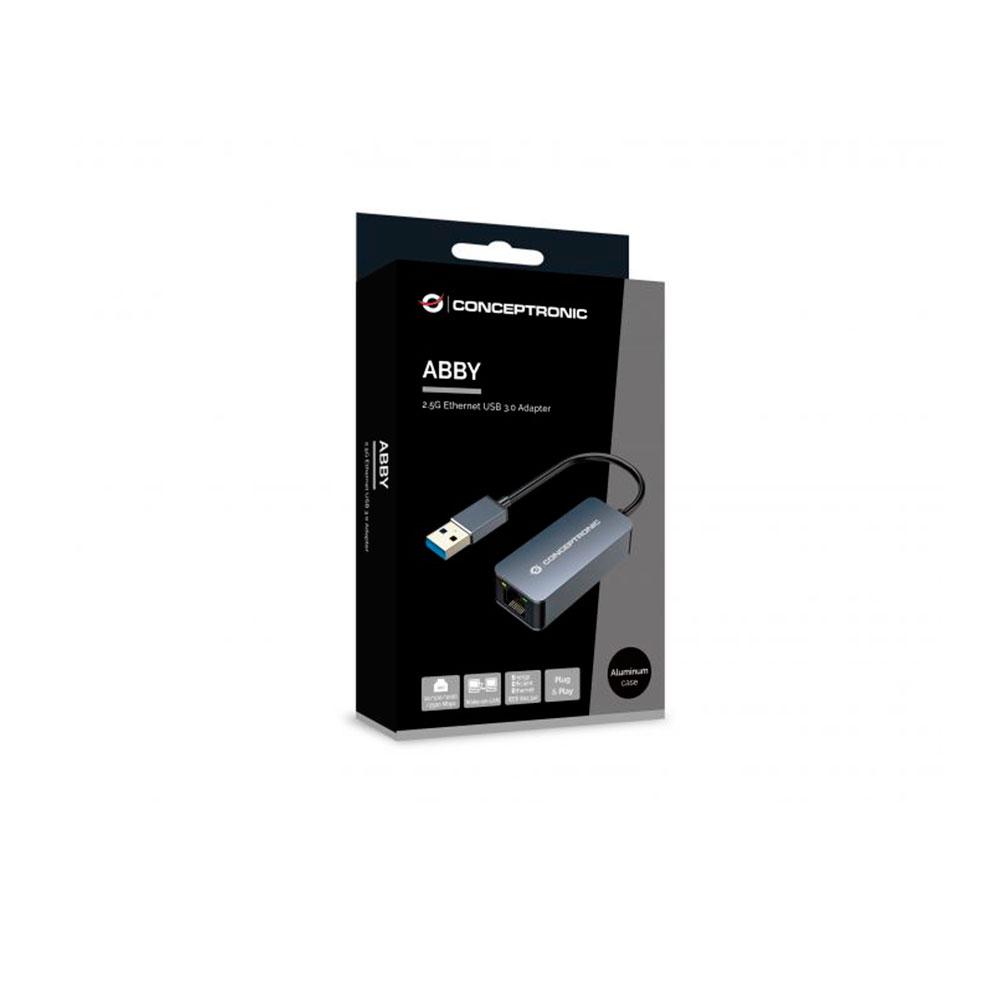 Adaptador conversor USB 3.0 a Ethernet Rj45 / Conceptronic / ABBY12G - Imagen 2