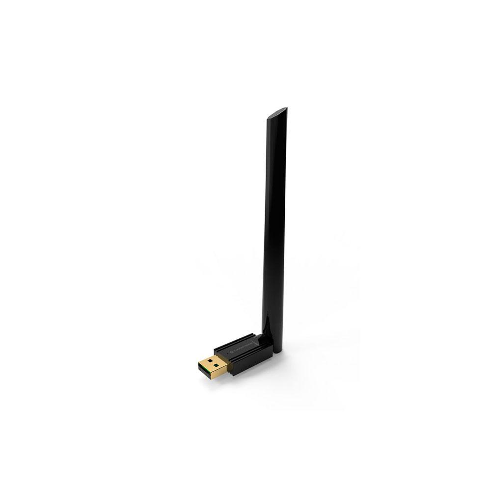 Adaptador Usb Mini Bluetooth 5.3 / Hasta 100m / Hasta 5 Dispositivos / Con Antena / Conceptronic / ABBY17B