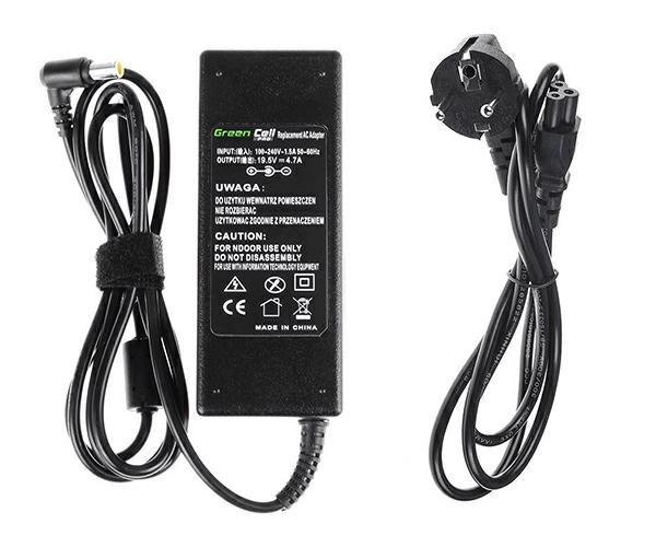 Cargador para portátil Sony 90W 19.5V 4.7A 6.5 mm x 4.4 mm GREENCELL / AD31P - Imagen 4