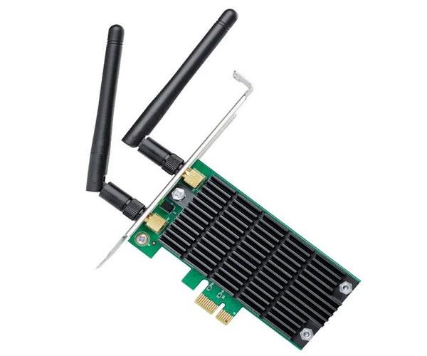Tarjeta de red PCI-E Wifi Archer T4E Dual Band ac1200 2 antenas desmontables TP-Link