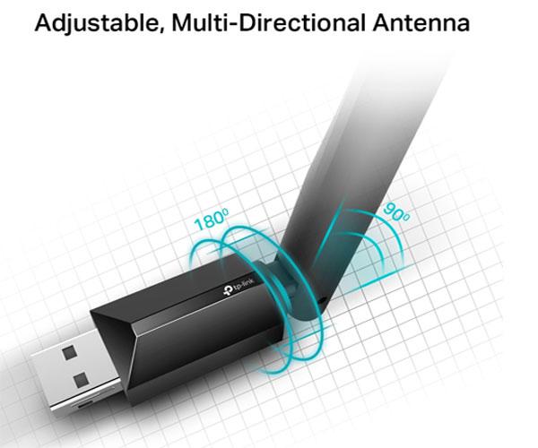 Tarjeta de red USB Wifi Archer T2U Plus Dual Band Ac600 TP-Link - Imagen 2