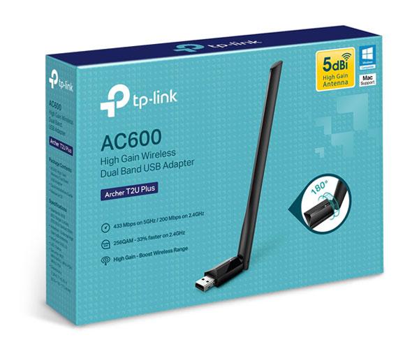 Tarjeta de red USB Wifi Archer T2U Plus Dual Band Ac600 TP-Link - Imagen 4