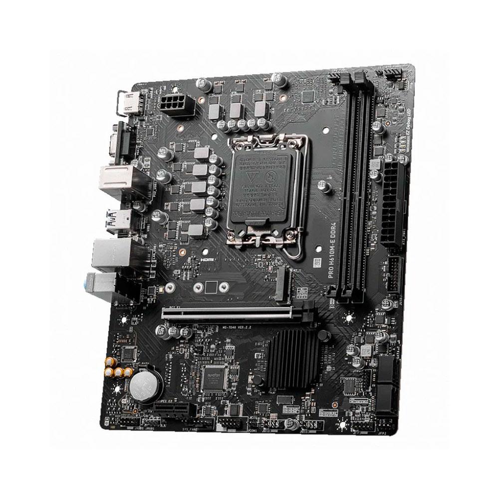 Placa base MSI Pro H610M-E / Socket 1700 / 2xDDR4 / MATX / 12-13-14th Gen. / 911-7D48-007 / 911-7D48-038 / 911-7D48-062 - Imagen 2