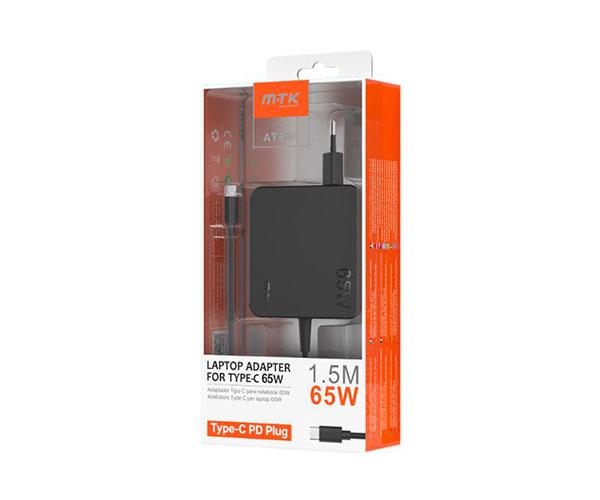 Cargador para portátil universal automático 65W Type-C / AT961 / Mtk - Imagen 2