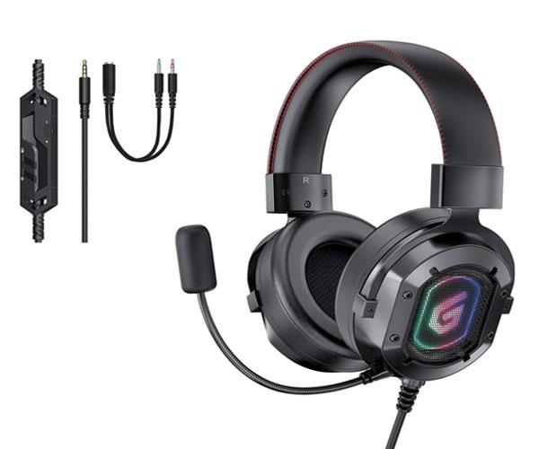 Auriculares con microfono Gaming RGB 7.1 Conceptronic Athan03b / 50mm / Compatible Pc - Ps5 - Xbox One / Almohadillas de cuero - Imagen 2