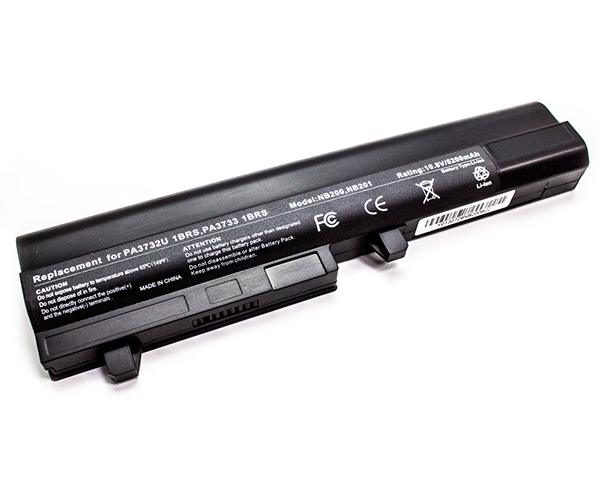Batería compatible para portátil TOSHIBA Satellite Mini nb200 / nb205 negra