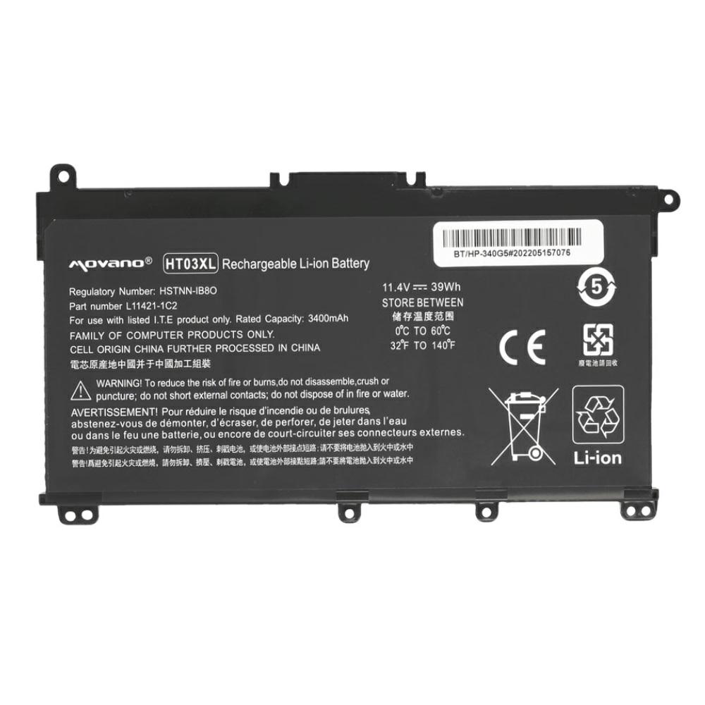 Batería compatible para portátil HP HT03XL 11.4V 3400MAH Movano - Imagen 5