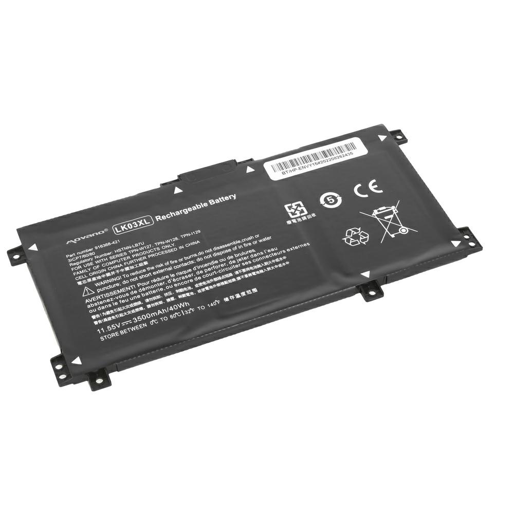 Batería compatible para portátil HP LK03XL 11.55V 3500mAh Movano - Imagen 2