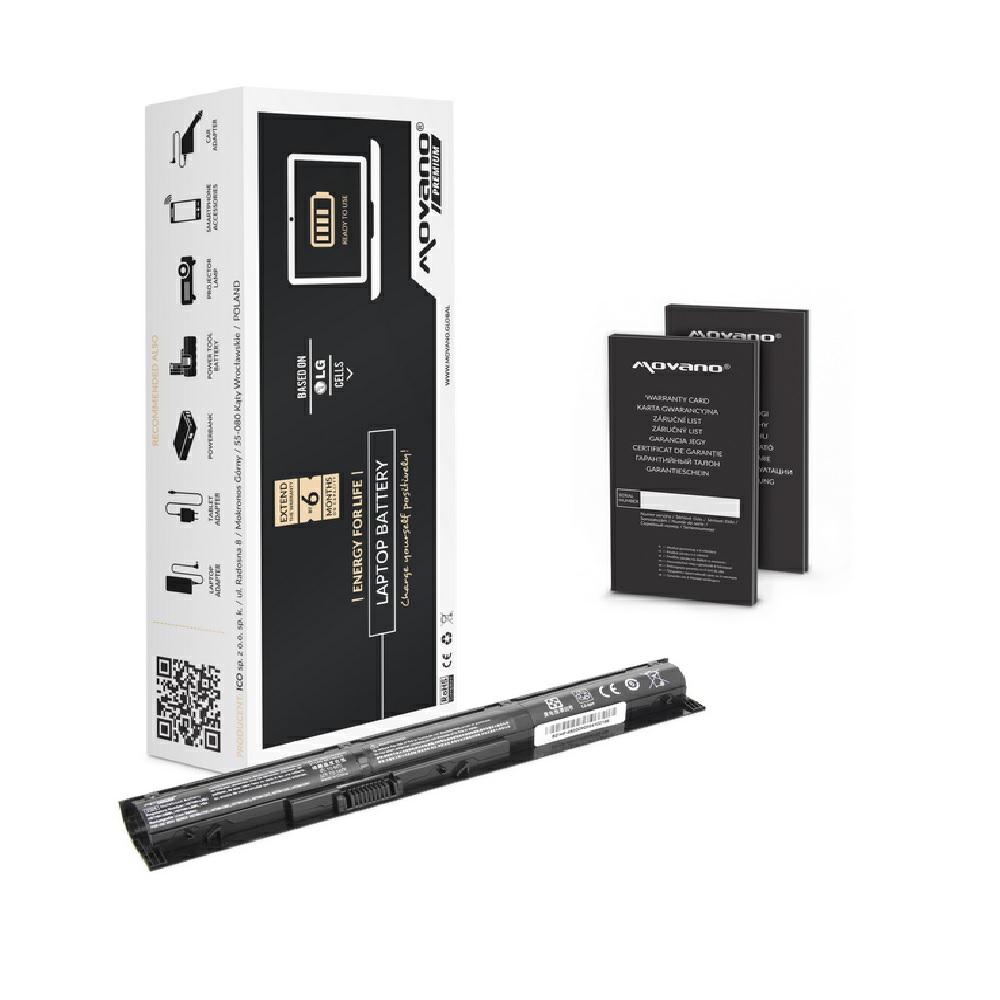 Batería compatible para portátil HP VI04 14.8V 2600 mAh Movano Premium