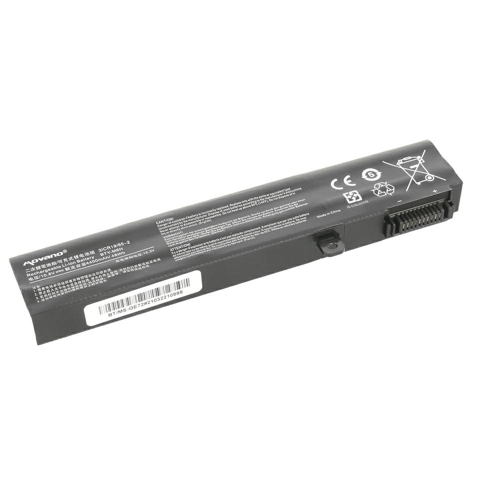Batería compatible para portátil MSI BTY-M6H 10.8V 4400mAh Movano - Imagen 2