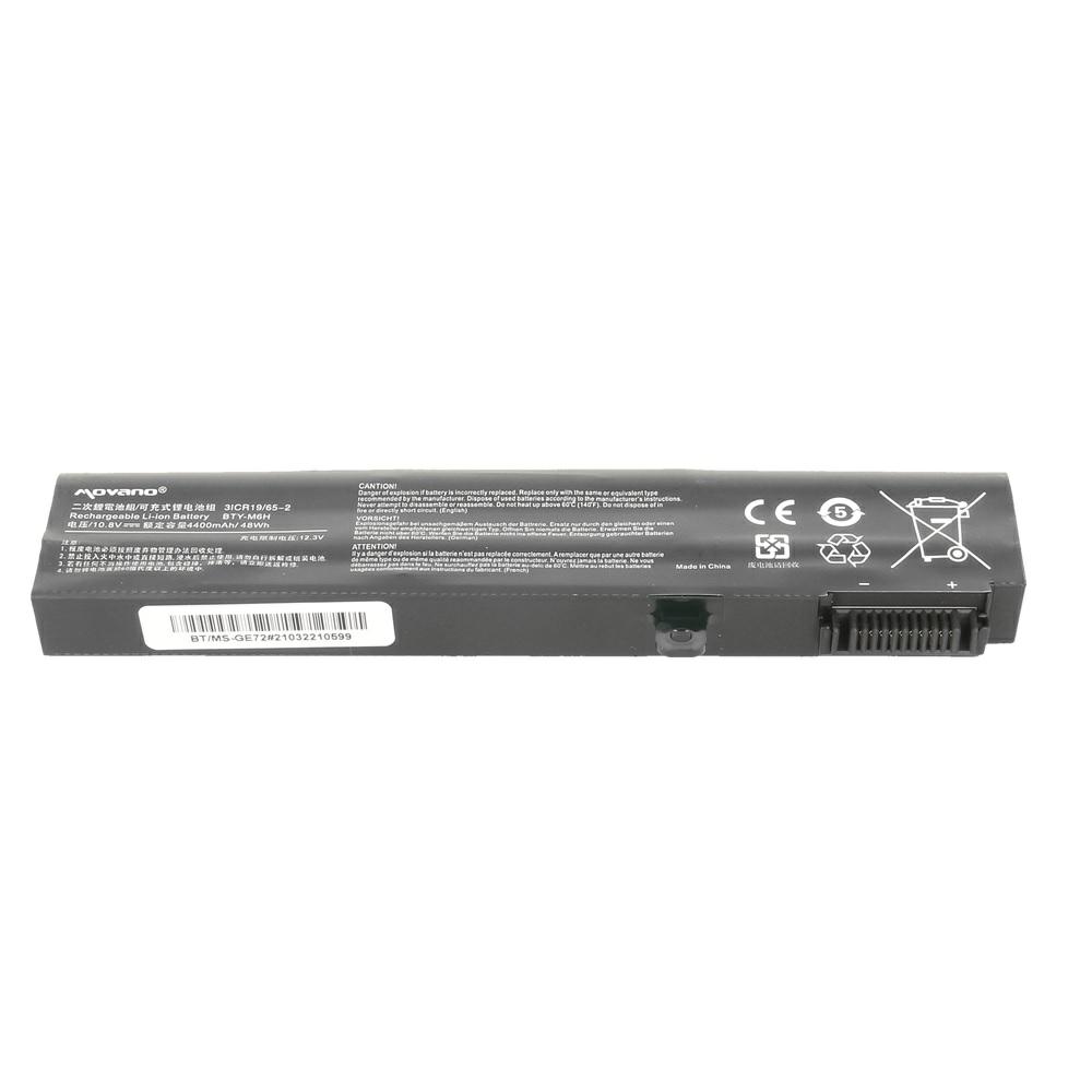Batería compatible para portátil MSI BTY-M6H 10.8V 4400mAh Movano - Imagen 3