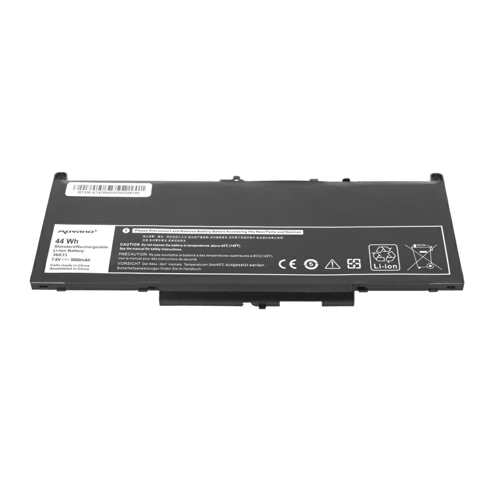 Batería compatible para portátil DELL Latitude E7270 7.6V 5800mAh Movano - Imagen 3