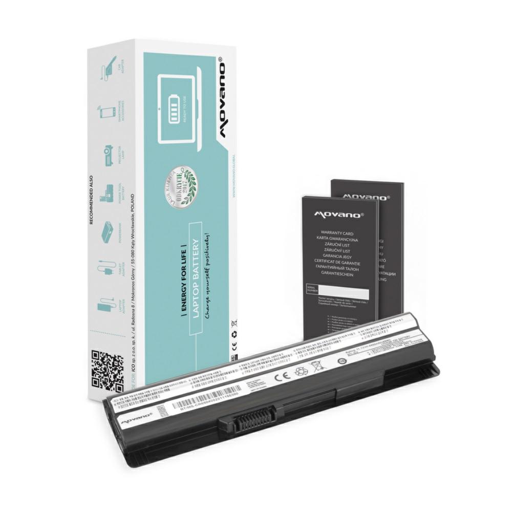 Batería compatible para portátil MSI BTY-S14 11.1V 4400mAh Movano