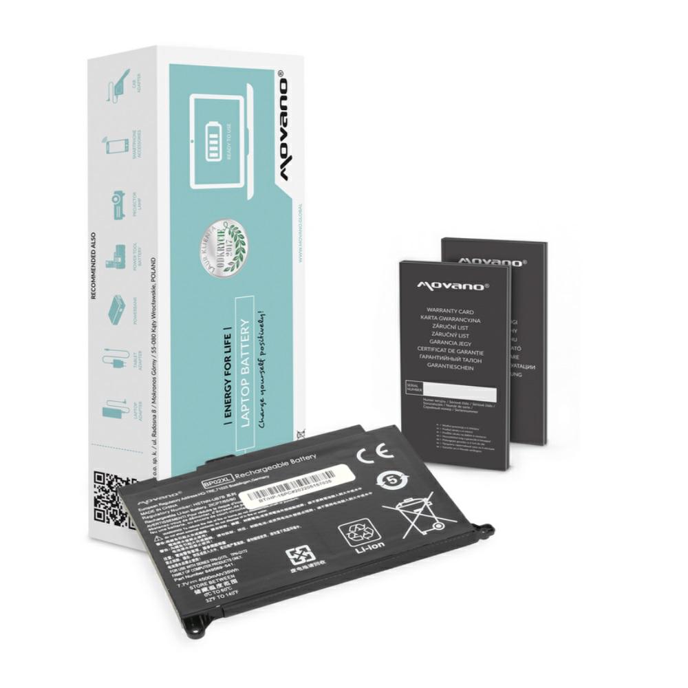 Batería compatible para portátil HP BP02XL 7.7V 4500mAh Movano