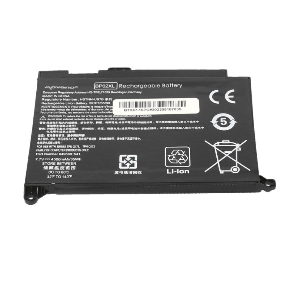 Batería compatible para portátil HP BP02XL 7.7V 4500mAh Movano - Imagen 3