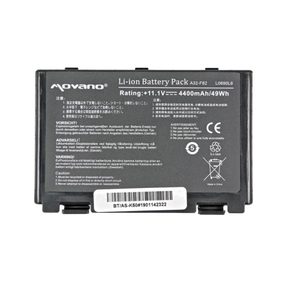 Batería compatible para portátil ASUS A32-F52 11.1V 4400mAh Movano - Imagen 5