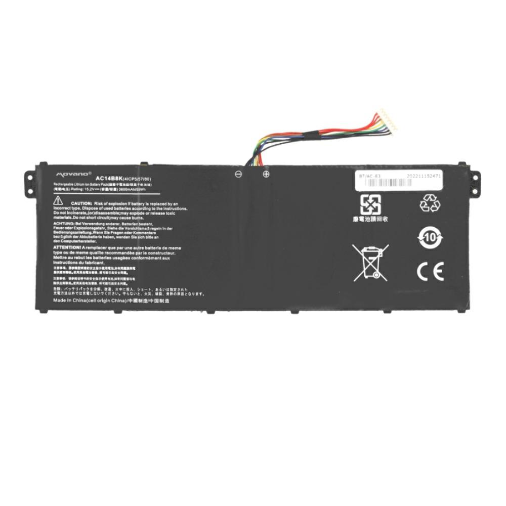 Batería compatible para portátil ACER AC14B8K 15.2V 3600mAh Movano - Imagen 5