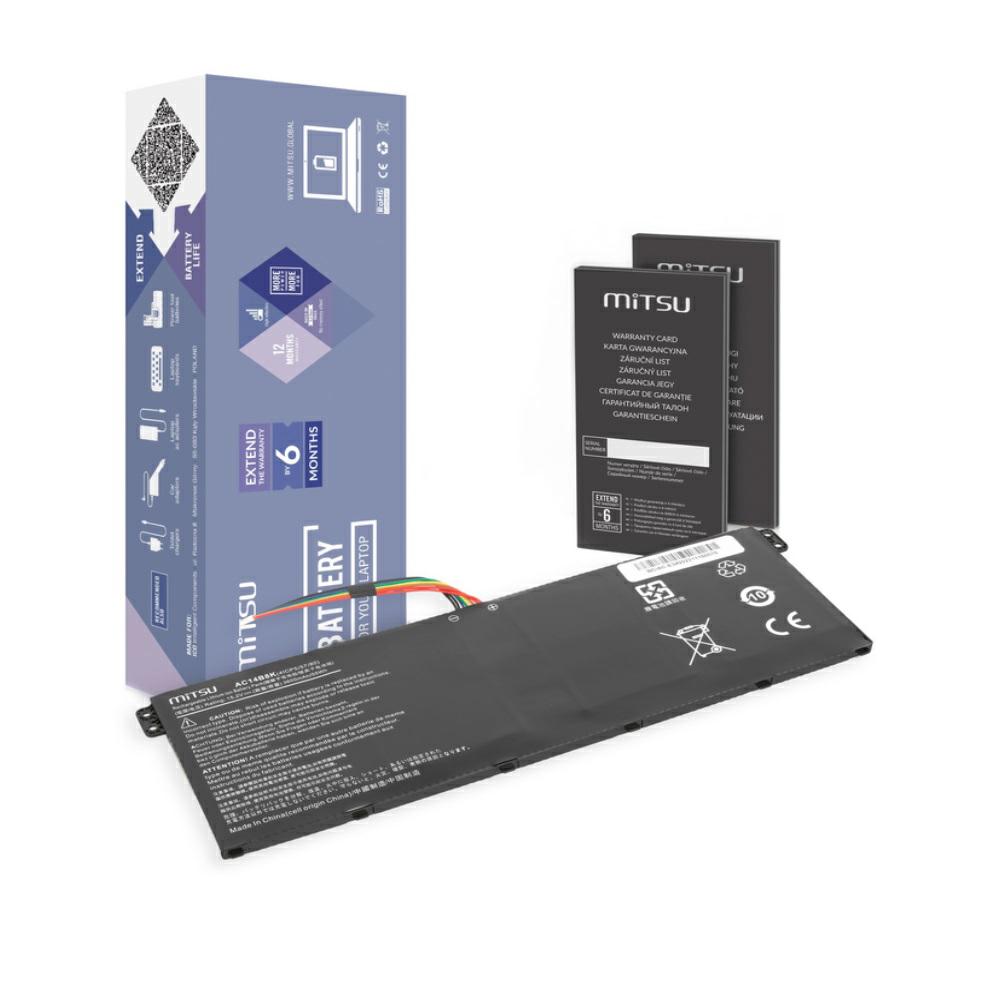 Batería compatible para portátil ACER AC14B8K 15.2V 3600mAh Mitsu