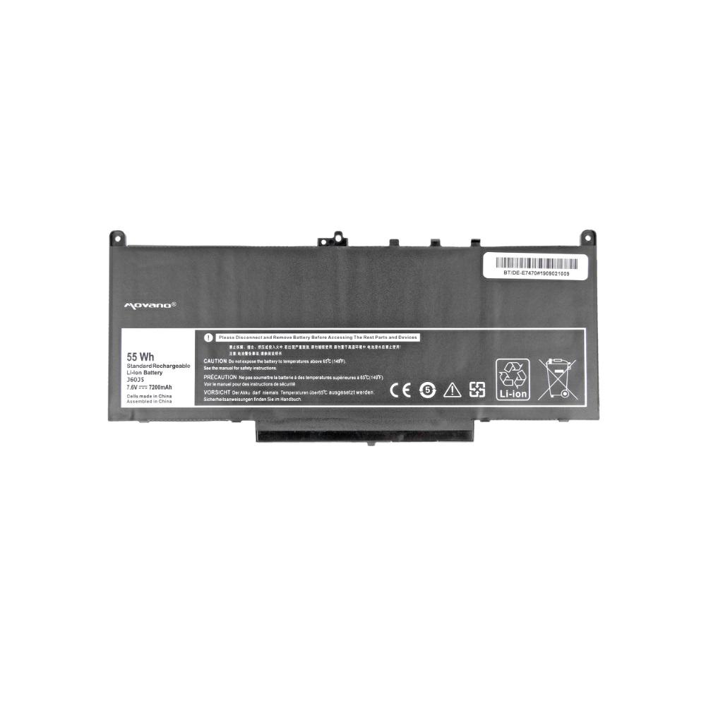 Batería compatible para portátil DELL Latitude E7270 7.6V 7200mAh Movano - Imagen 5