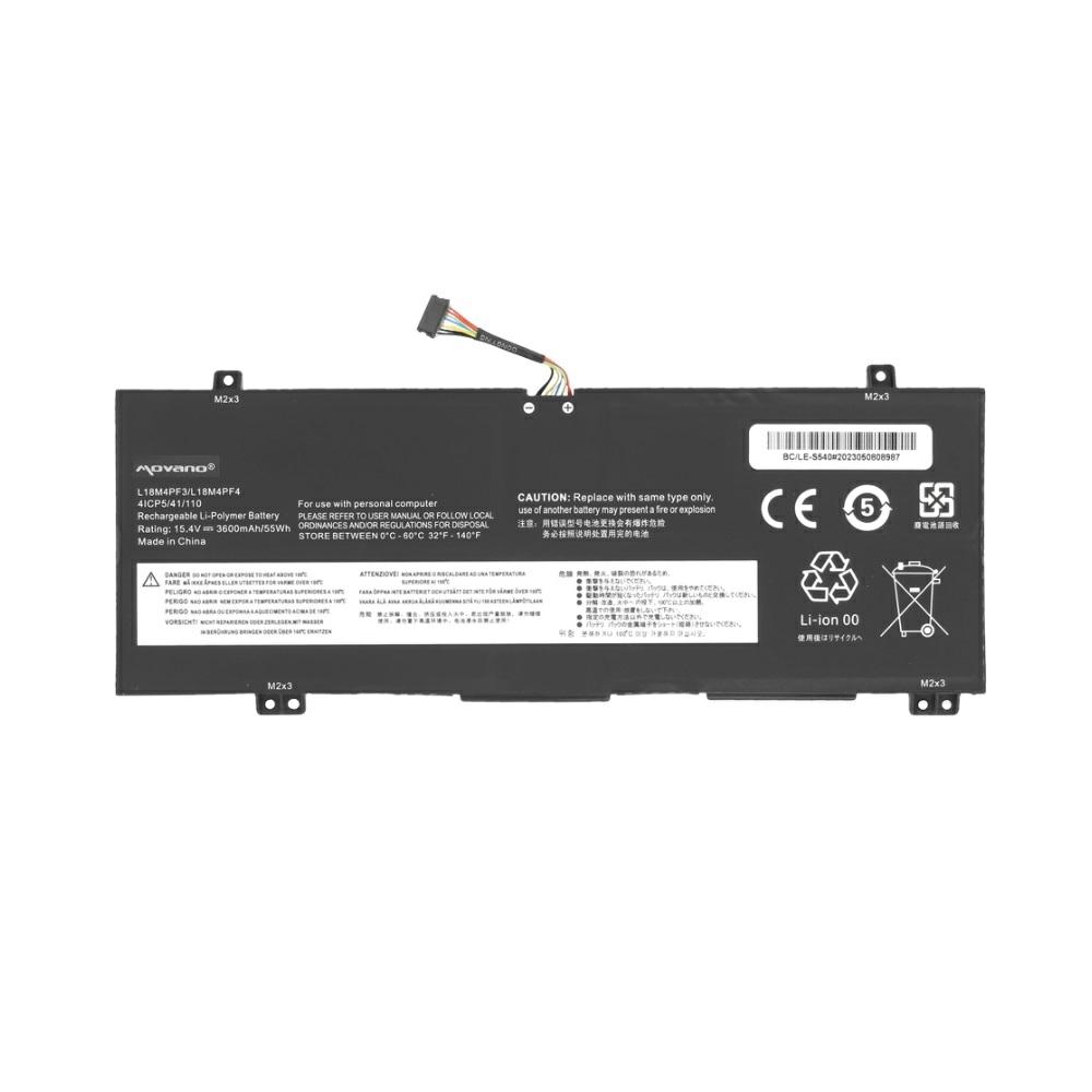 Batería compatible para portátil LENOVO L18C4PF3 15.4V 3200mAh Movano - Imagen 5