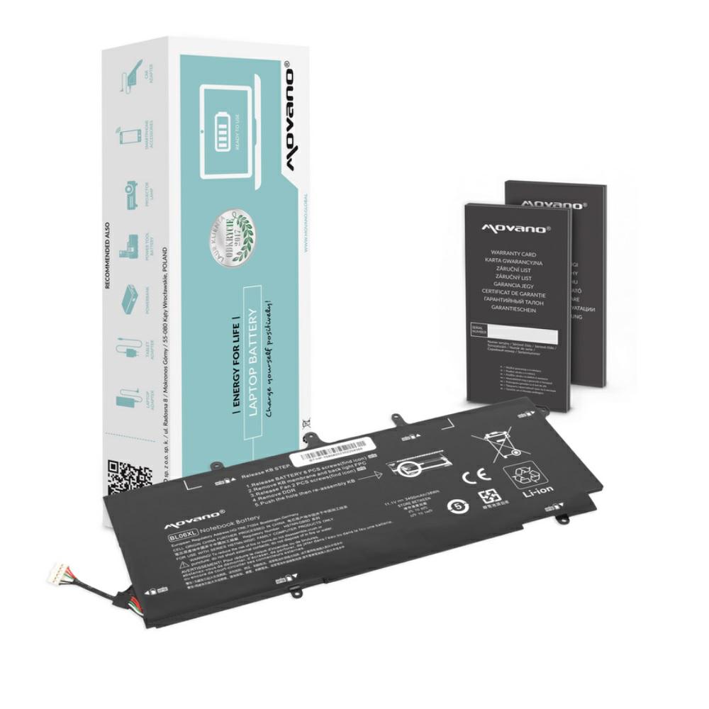 Batería compatible para portátil HP BL06XL 11.1V 3400mAh Movano