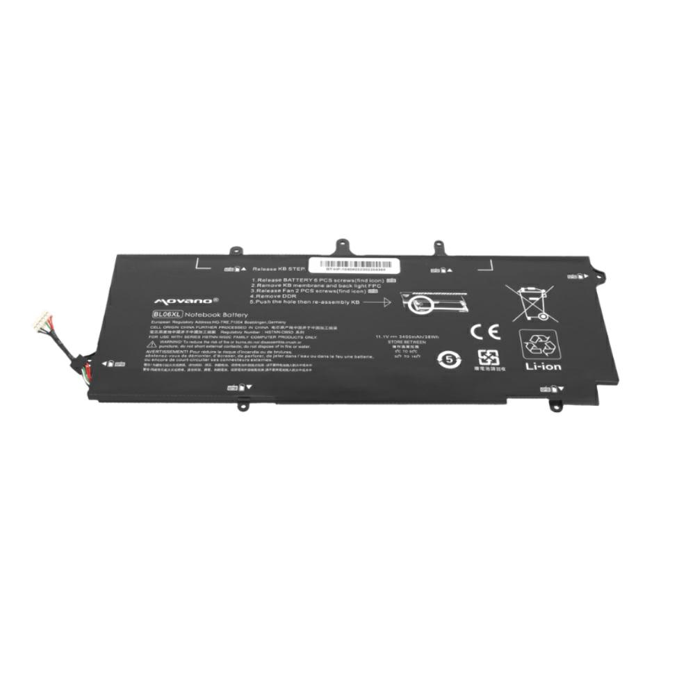 Batería compatible para portátil HP BL06XL 11.1V 3400mAh Movano - Imagen 3