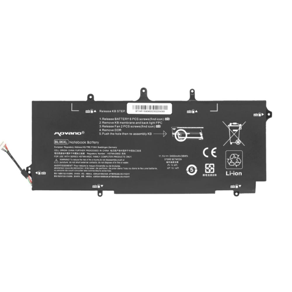 Batería compatible para portátil HP BL06XL 11.1V 3400mAh Movano - Imagen 5