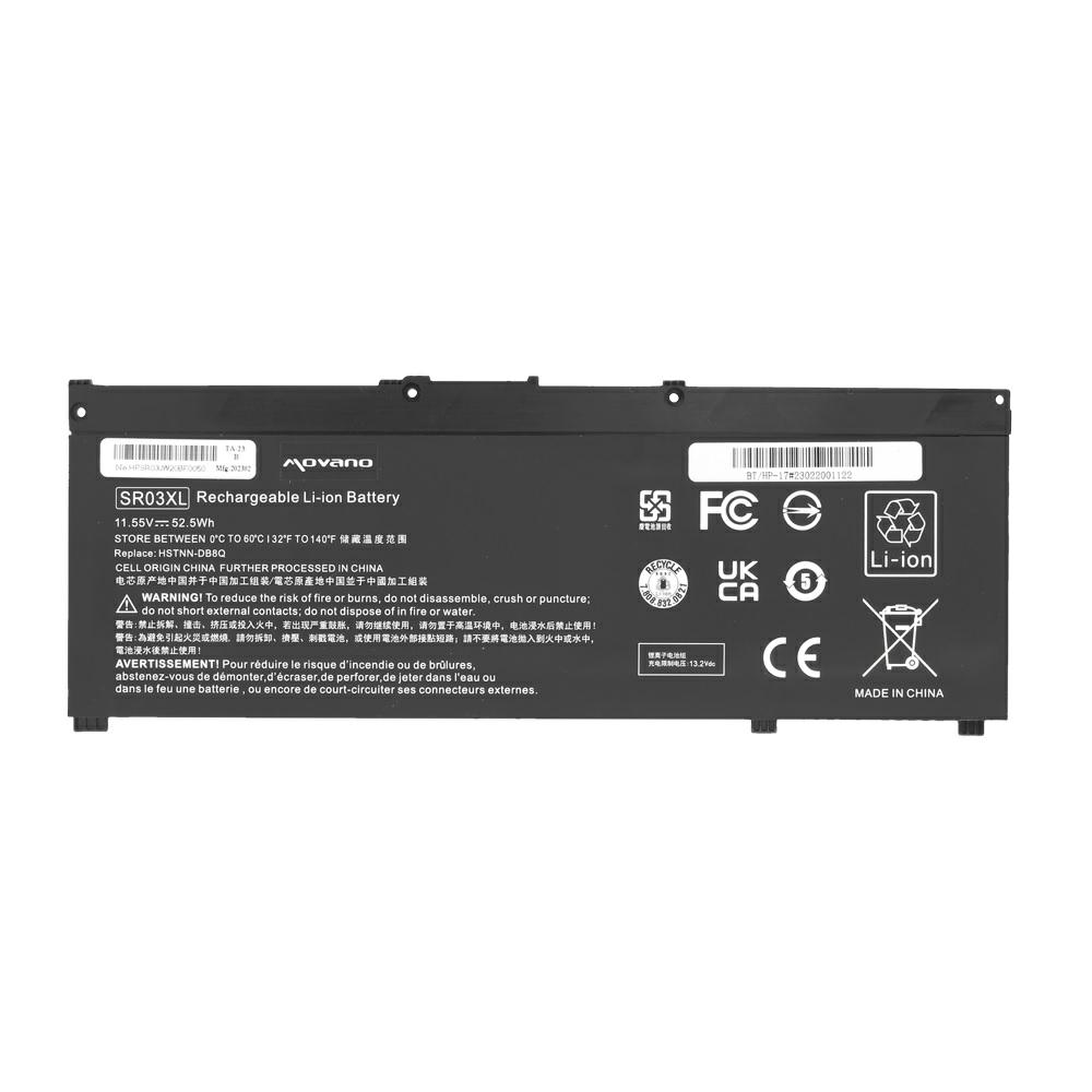 Batería compatible para portátil HP SR03XL 11.55V 4545mAh Movano - Imagen 5