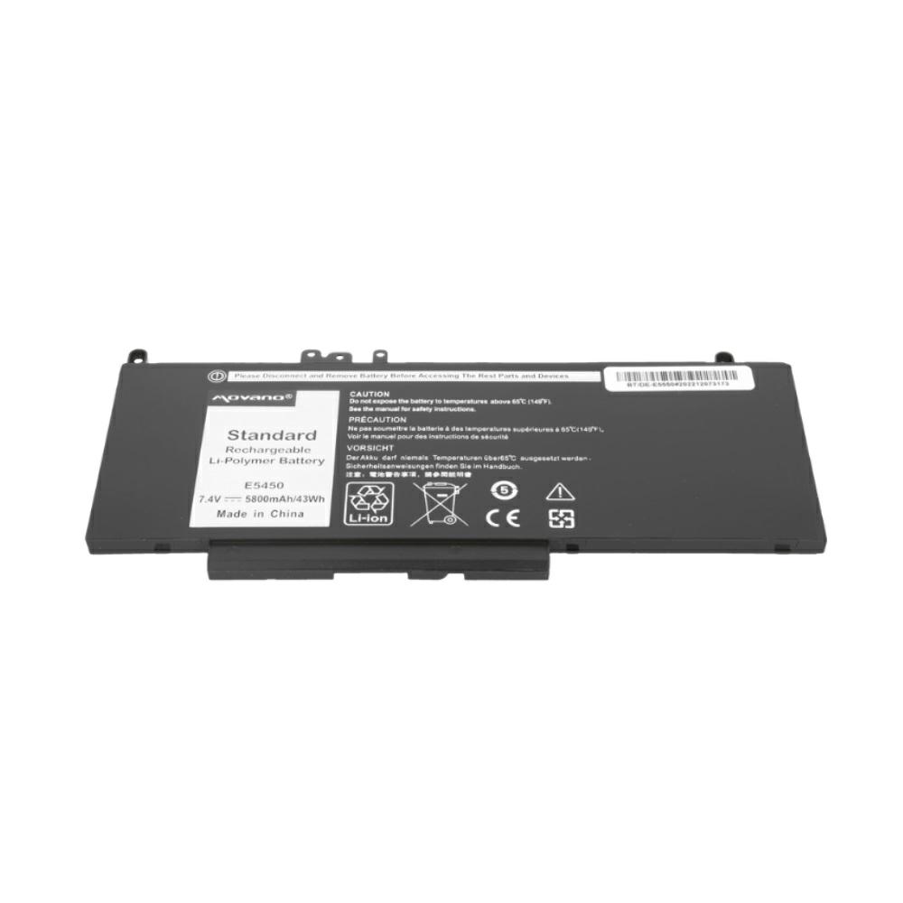 Batería compatible para portátil DELL E5450 7.4V 5800mAh Movano - Imagen 3