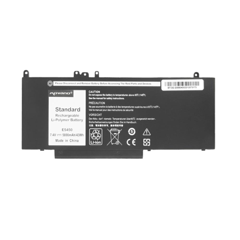 Batería compatible para portátil DELL E5450 7.4V 5800mAh Movano - Imagen 5