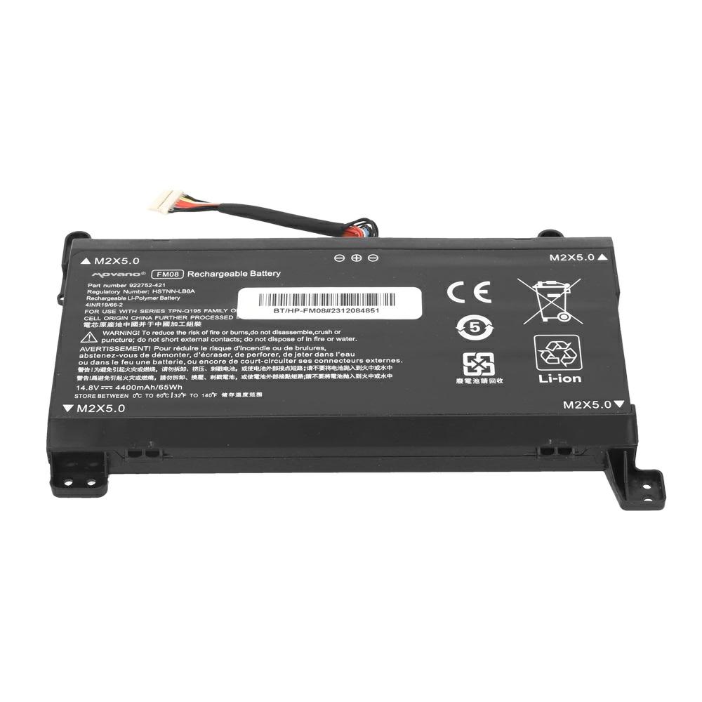 Batería compatible para portátil HP FM08 16 PIN 14.8V 4400mAh Movano - Imagen 3