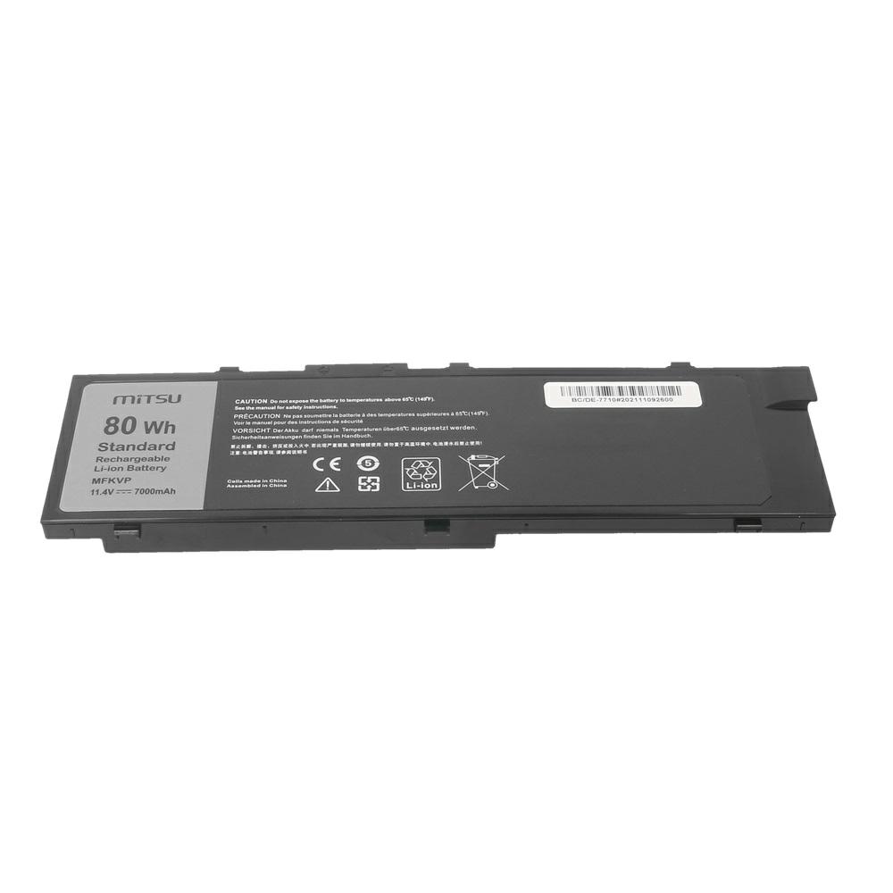 Batería compatible para portátil DELL Precision 15 11.4V 7000mAh Mitsu - Imagen 3