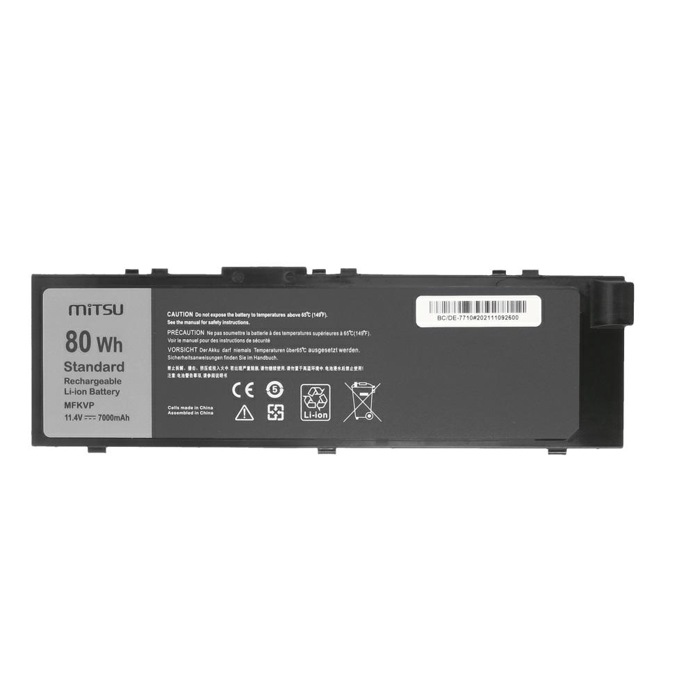 Batería compatible para portátil DELL Precision 15 11.4V 7000mAh Mitsu - Imagen 5