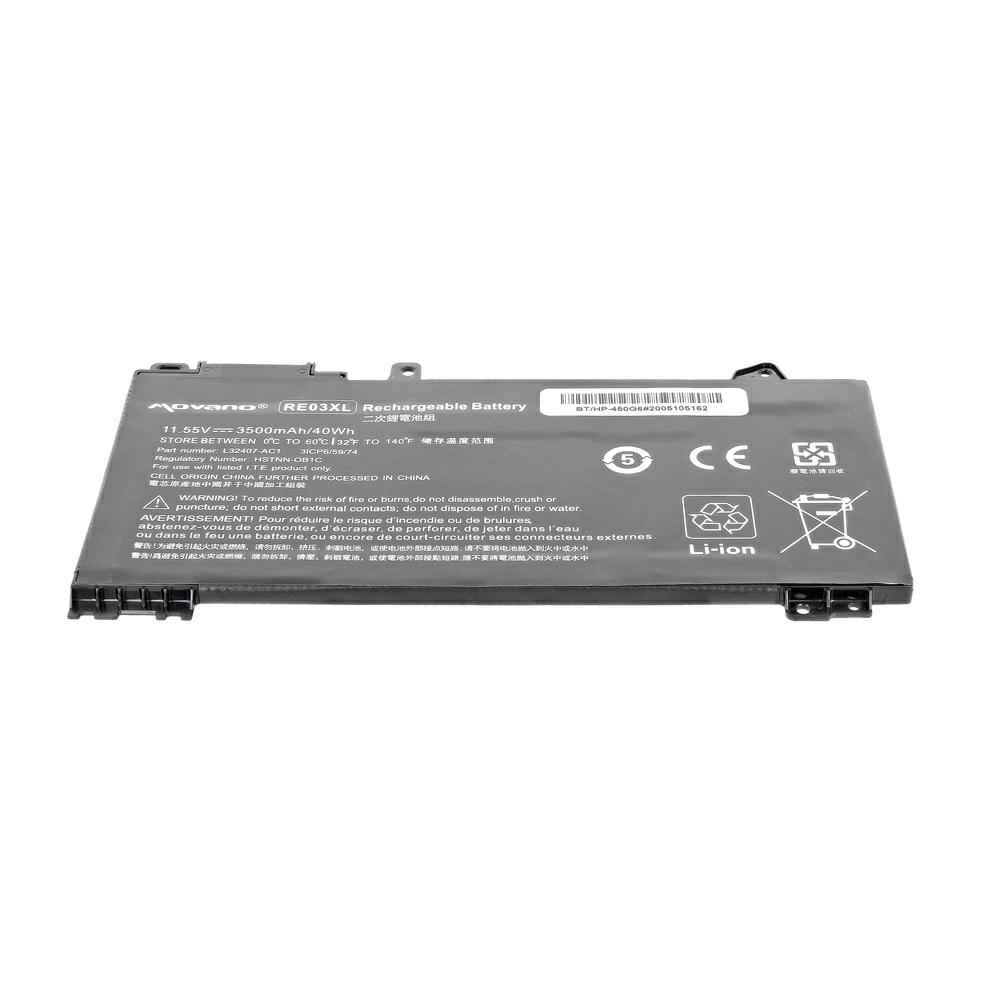 Batería compatible para portátil HP RE03XL 11.55V 3500mAh Movano - Imagen 3