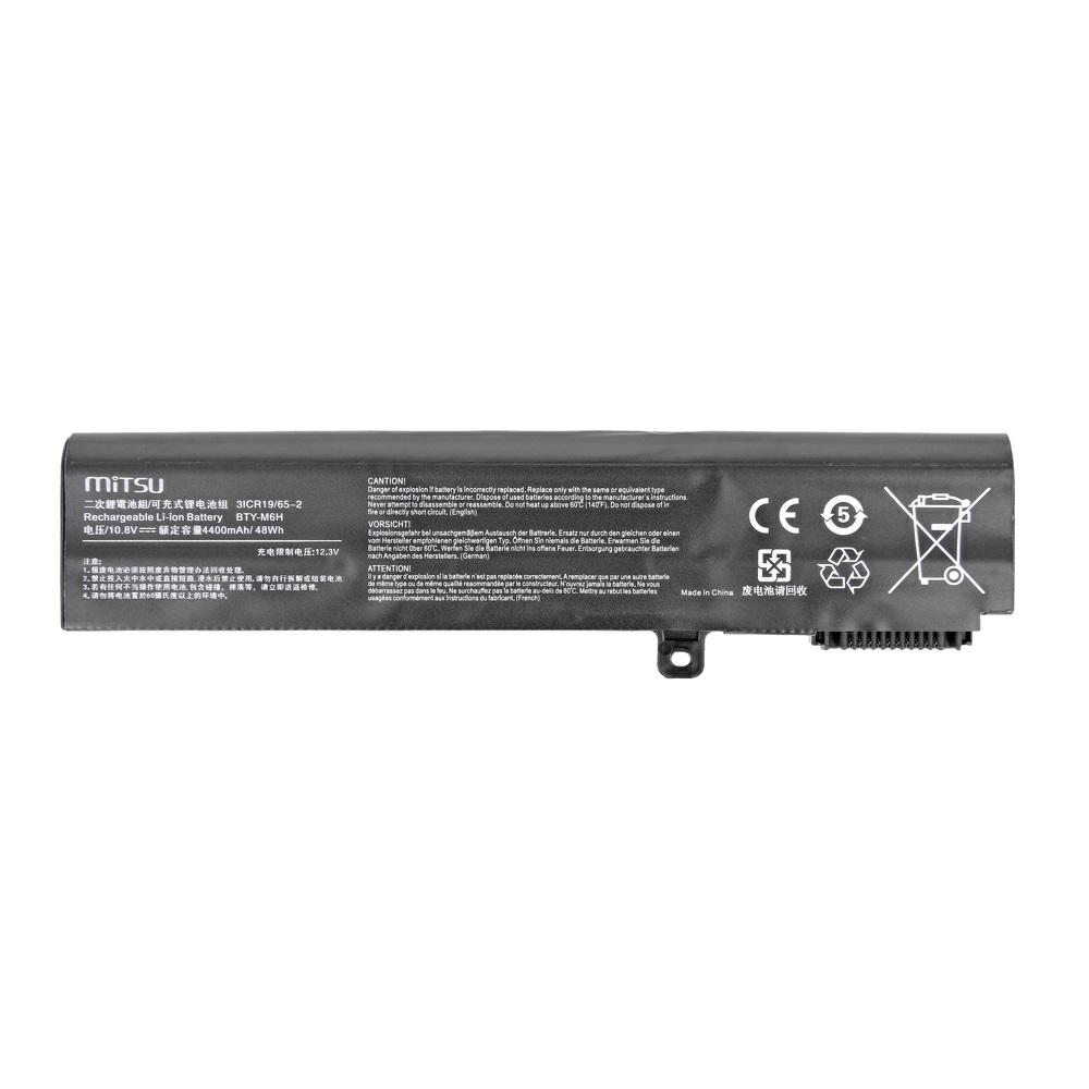 Batería compatible para portátil MSI BTY-M6H 10.8V 4400mAh Mitsu - Imagen 5