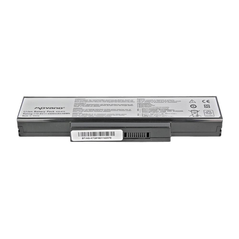 Batería compatible para portátil ASUS A32-K72 10.8V 4400mAh Movano - Imagen 3