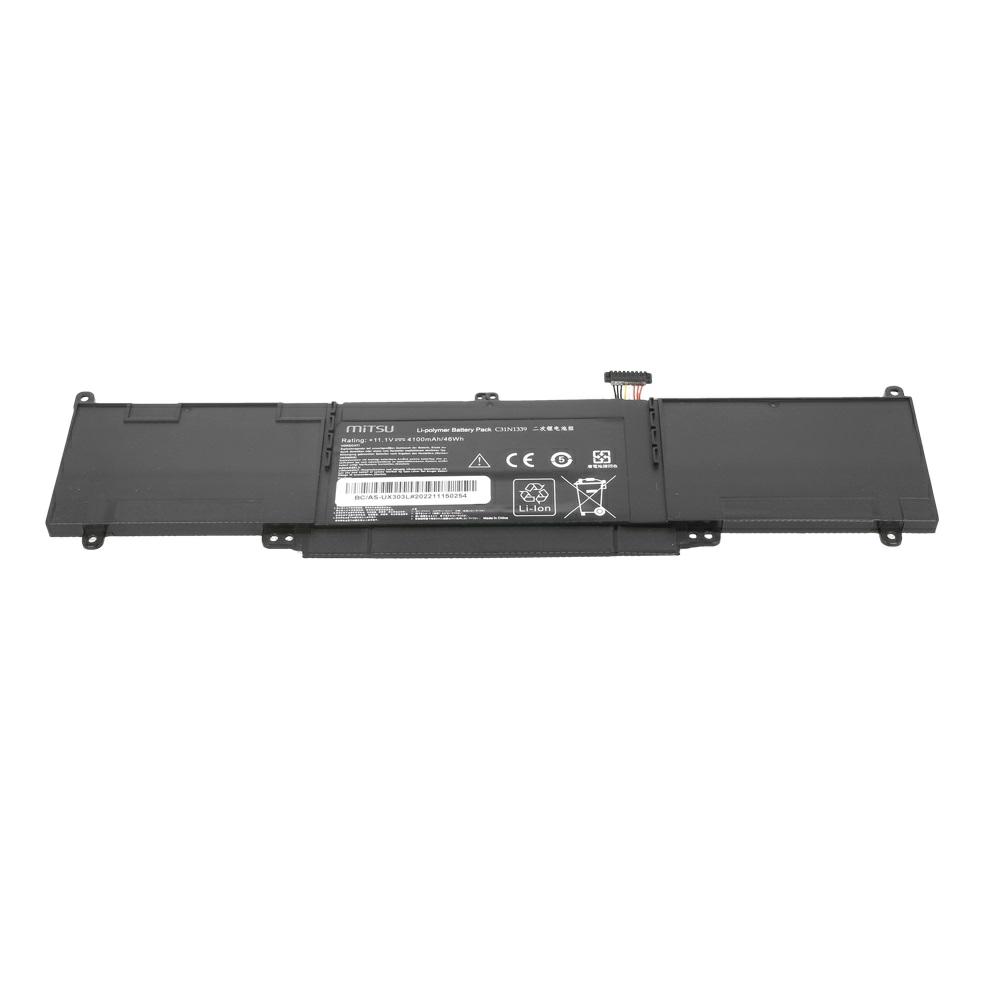 Batería compatible para portátil ASUS C31N1339 11.1V 4100mAh Mitsu - Imagen 3